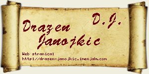 Dražen Janojkić vizit kartica